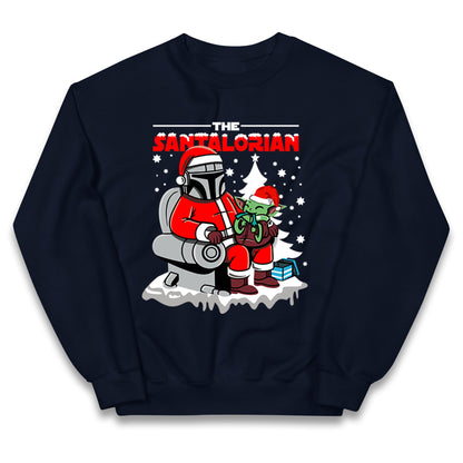 Mandalorian Christmas Kids Jumper