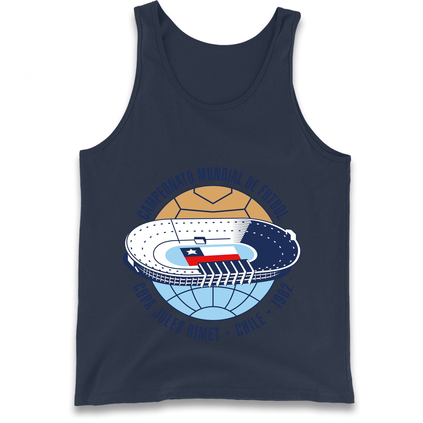 Chile 1962 Retro World Cup Tank Top