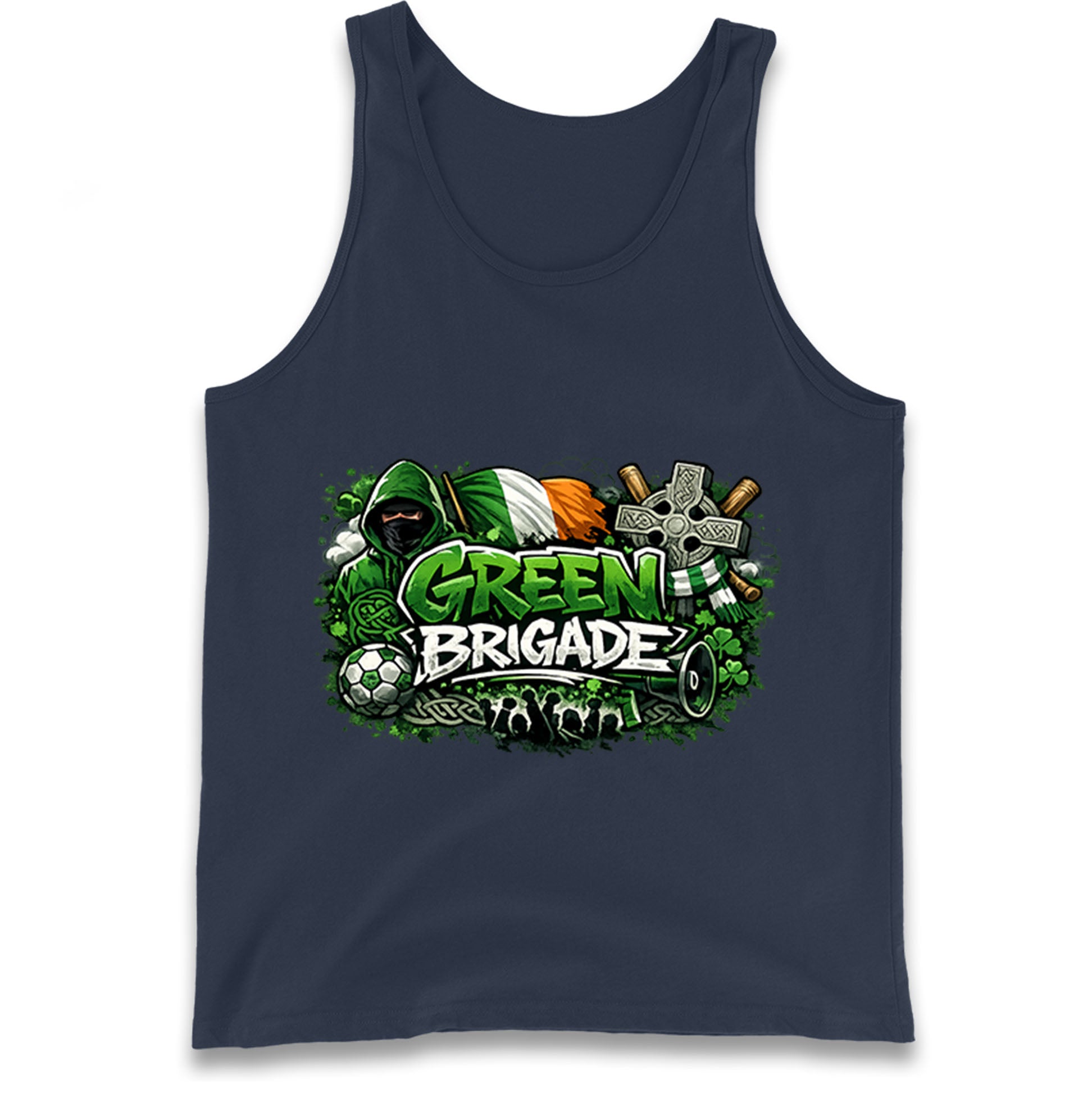 Celtic Green Brigade Football Tank Top