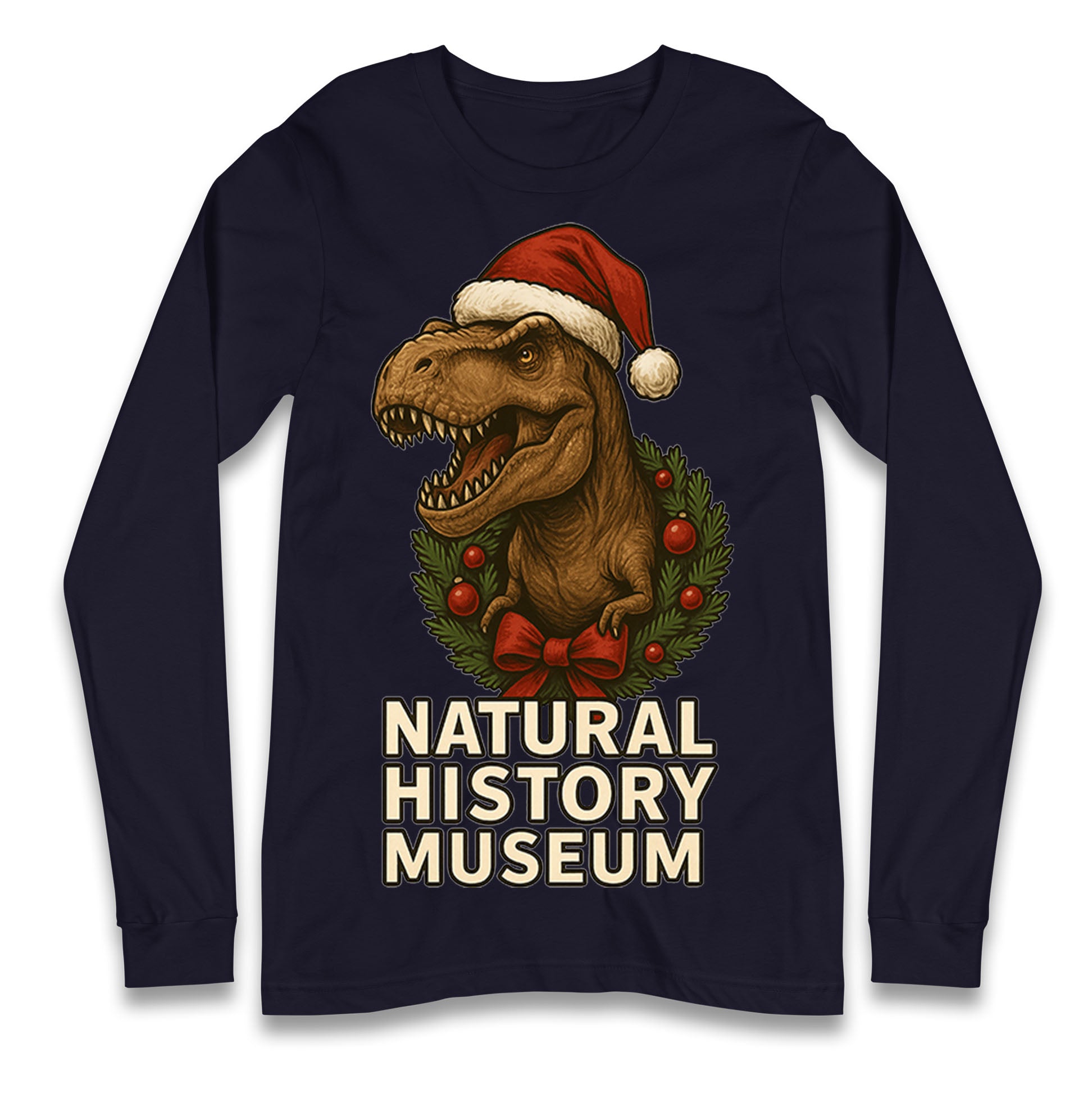 Natural History Museum Christmas Longsleeve T Shirt