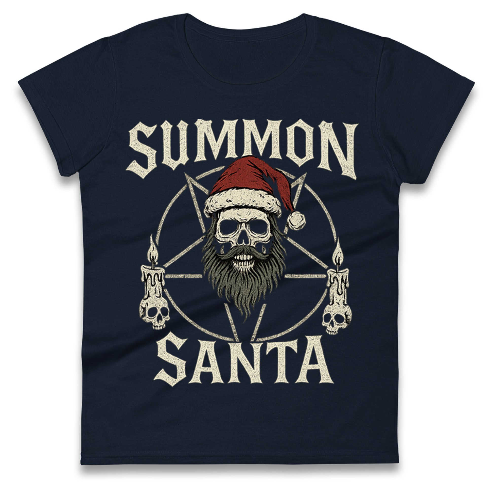 Goth Christmas Ladies T Shirt