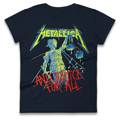Metallica And Justice For All Ladies T Shirt
