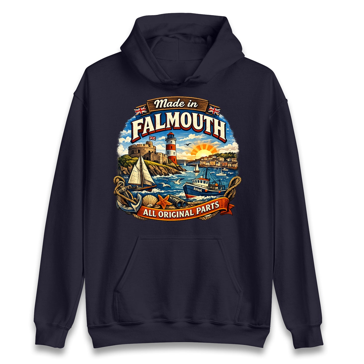 Made In Falmouth All Original Parts Hoodie