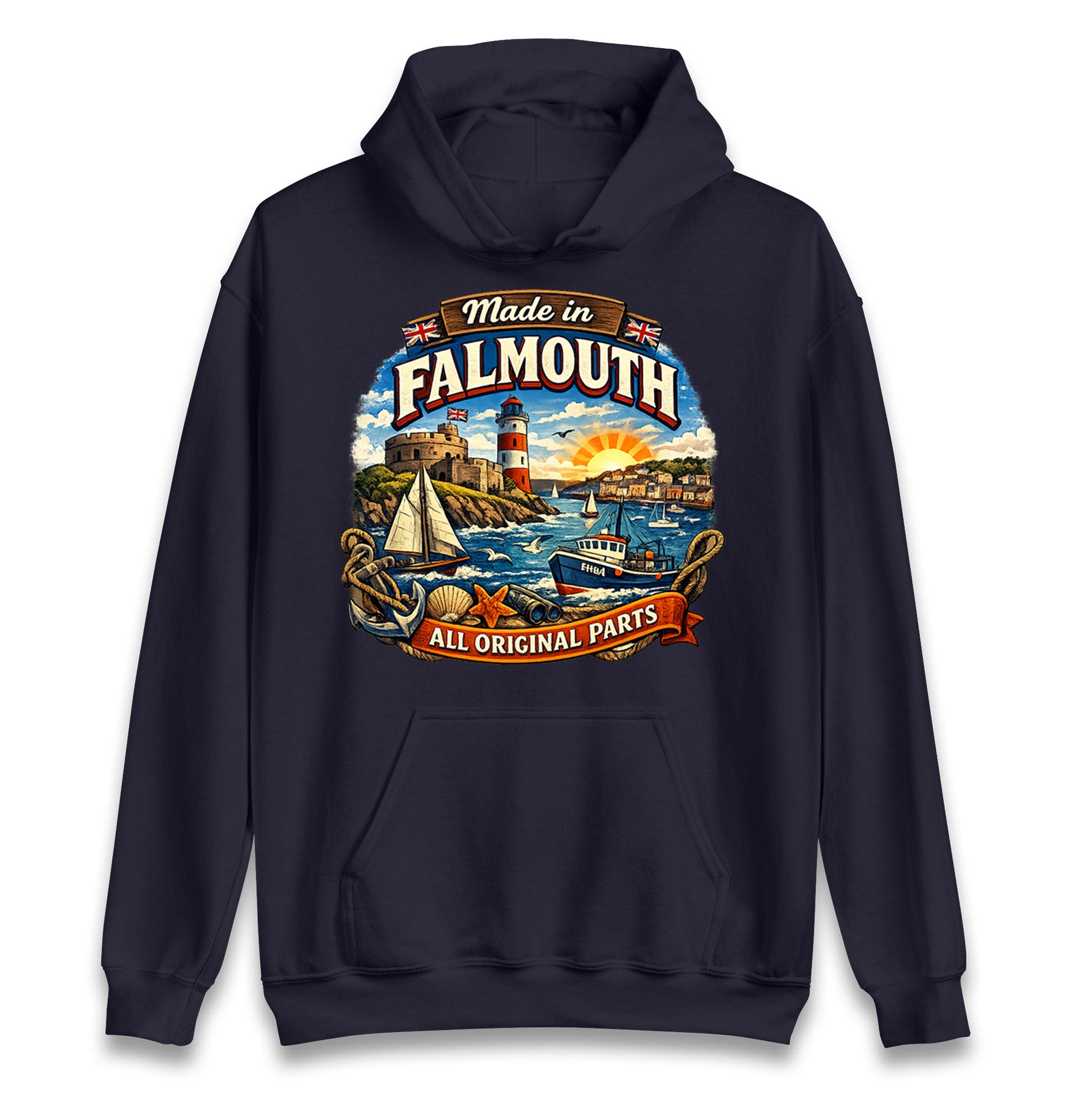 Made In Falmouth All Original Parts Hoodie