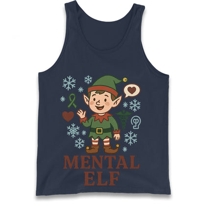 Mental Health Christmas Tank Top
