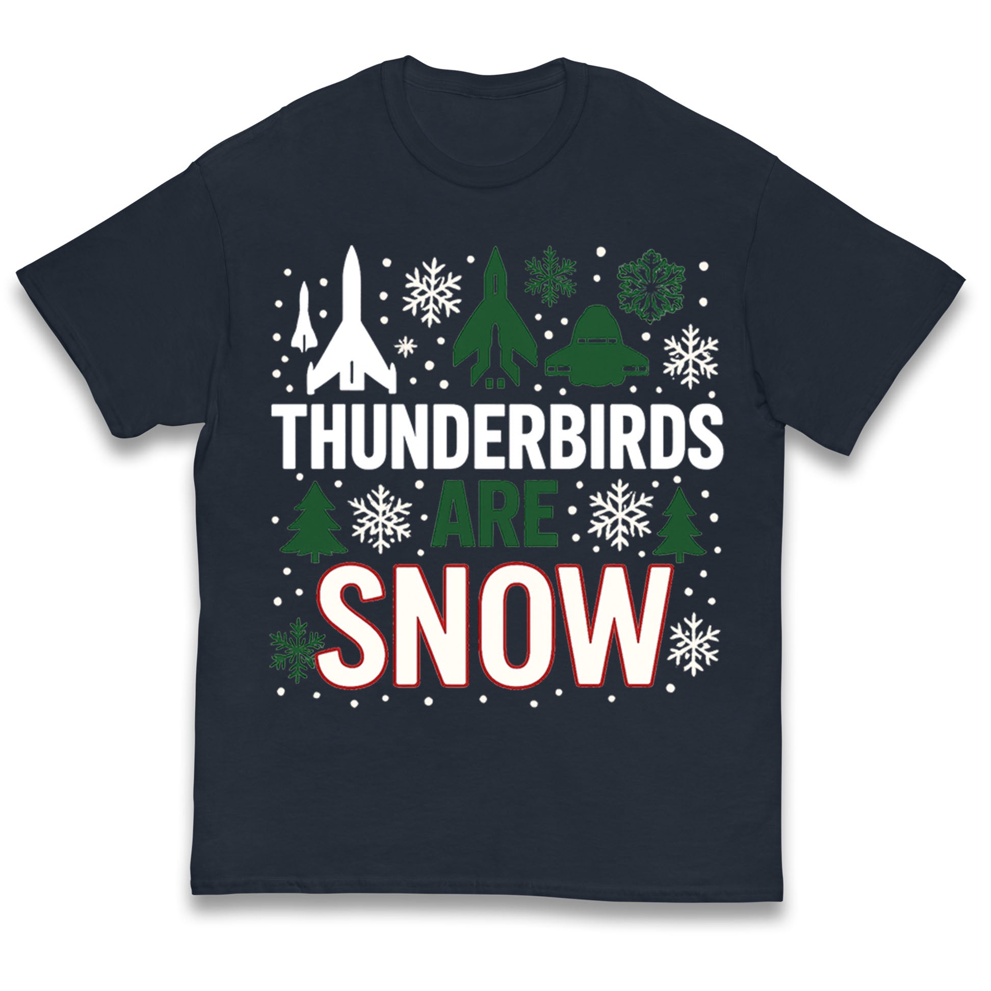 Thunderbirds Christmas KiThunderbirds Christmas Kids T Shirtds T Shirt