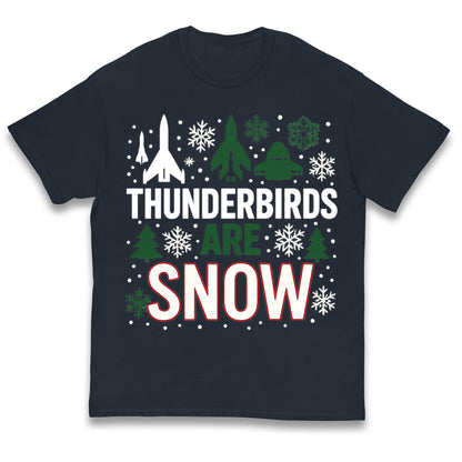 Thunderbirds Christmas KiThunderbirds Christmas Kids T Shirtds T Shirt
