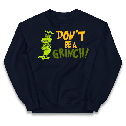 grinch kids jumper