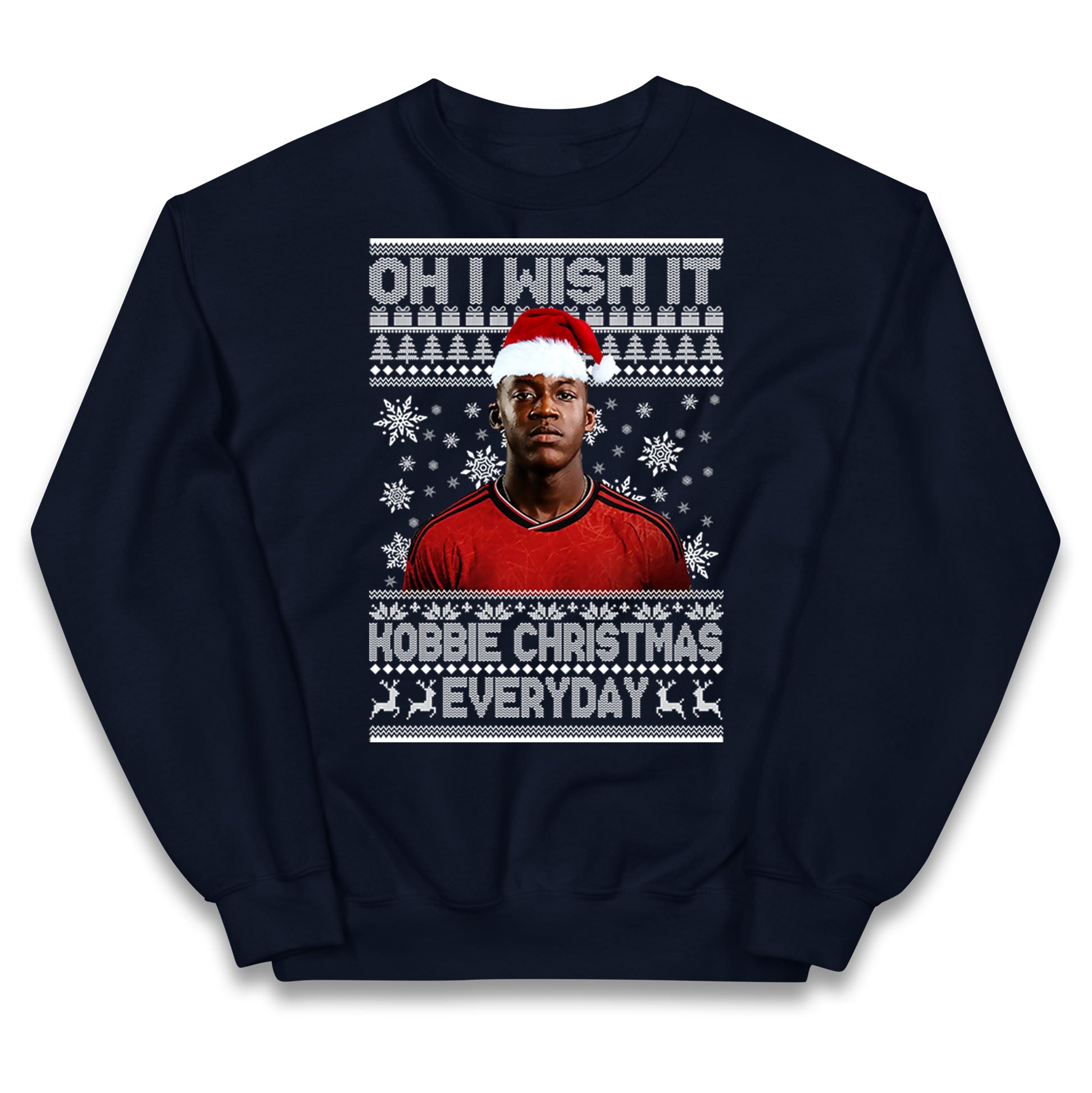 Kobbie Mainoo Christmas Kids Jumper