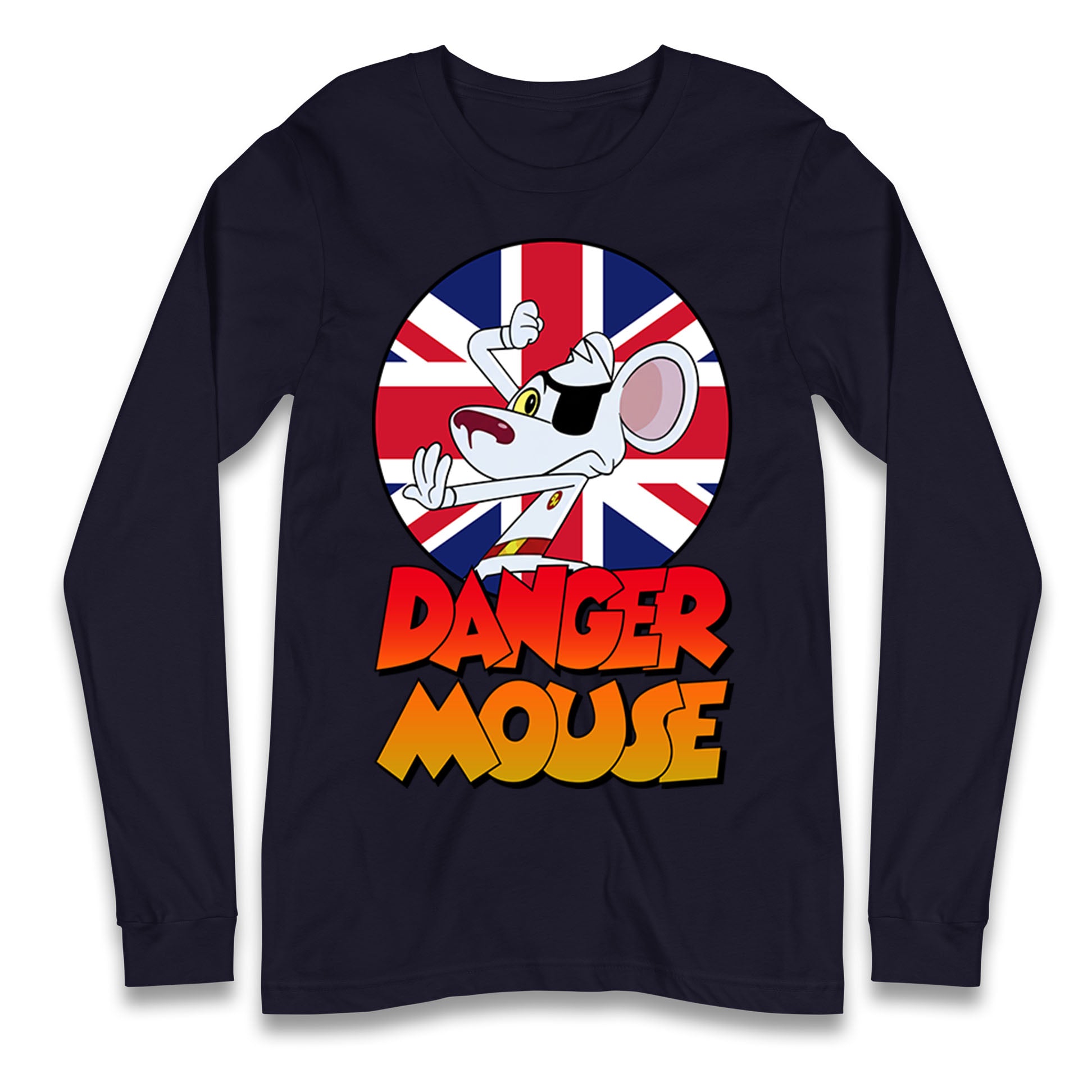Danger Mouse Union Jack Longsleeve T Shirt
