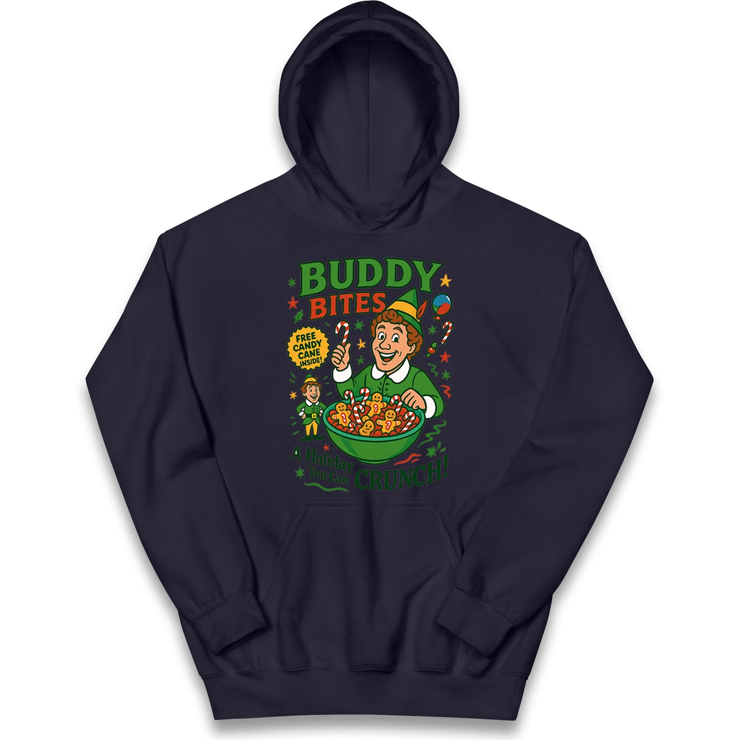 Elf Christmas Kids Hoodie