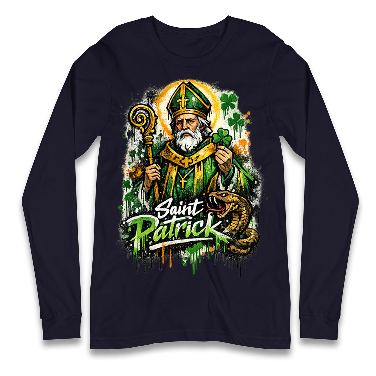 Saint Patrick Ireland Longsleeve T Shirt 