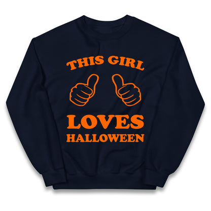 This Girl Loves Halloween Jumper
