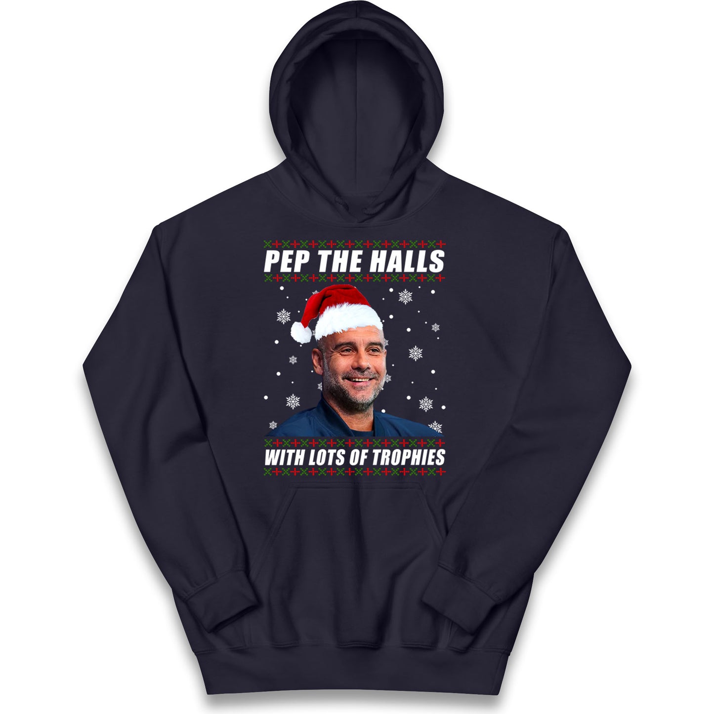 Pep Guardiola Christmas Kids Hoodie