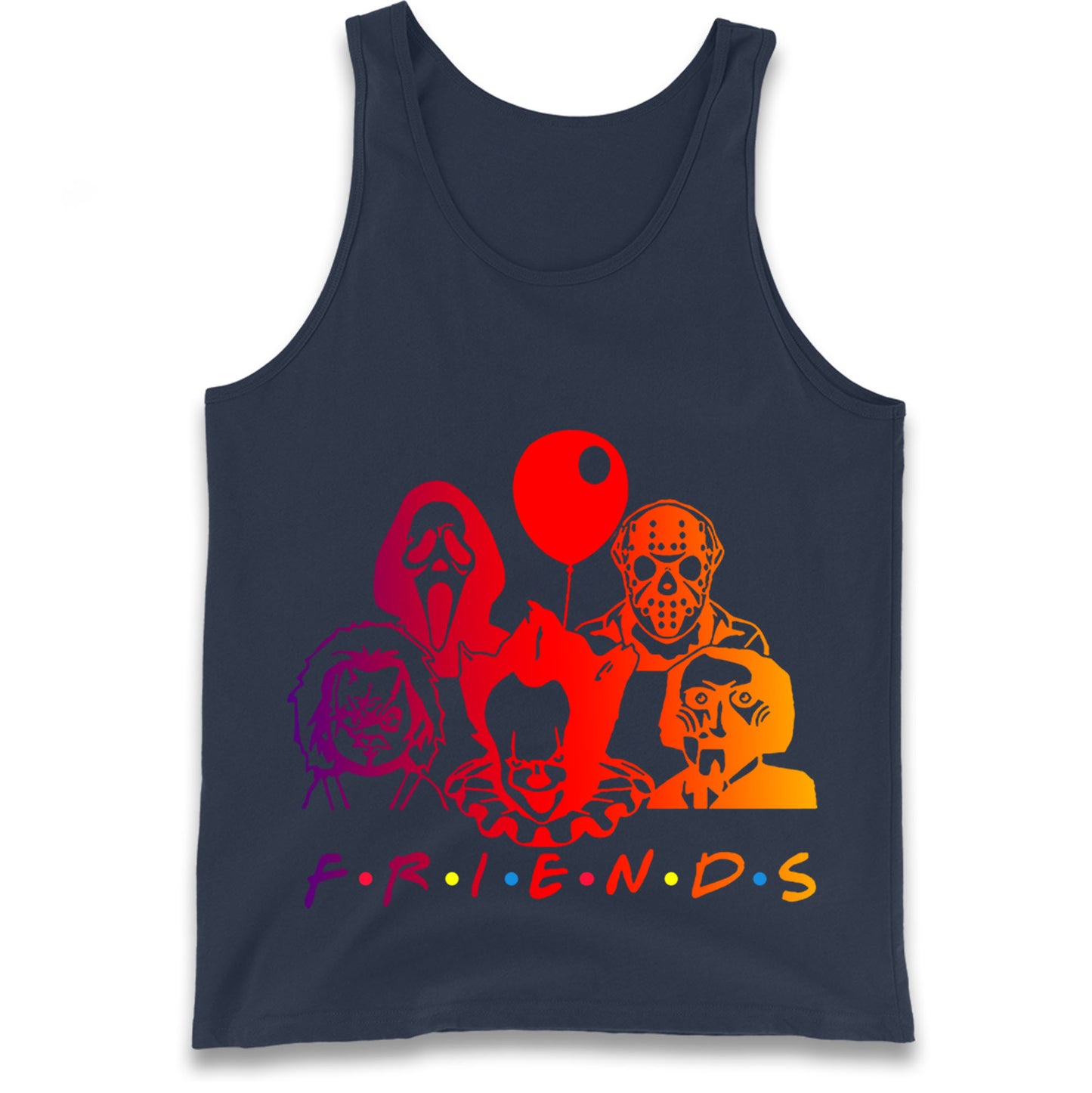 Super Villains Friends Halloween Tank Top