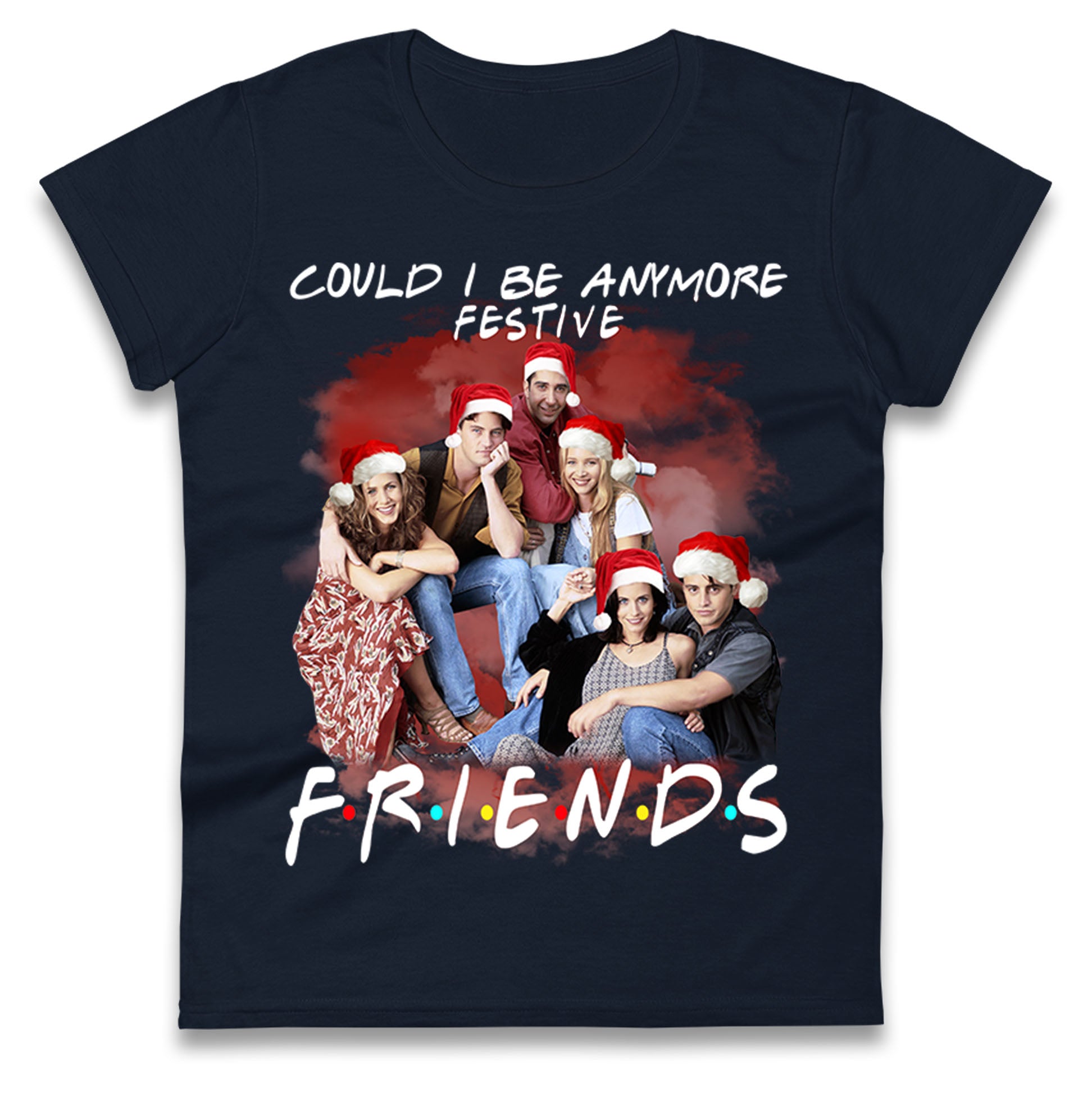 Friends Christmas Ladies T Shirt