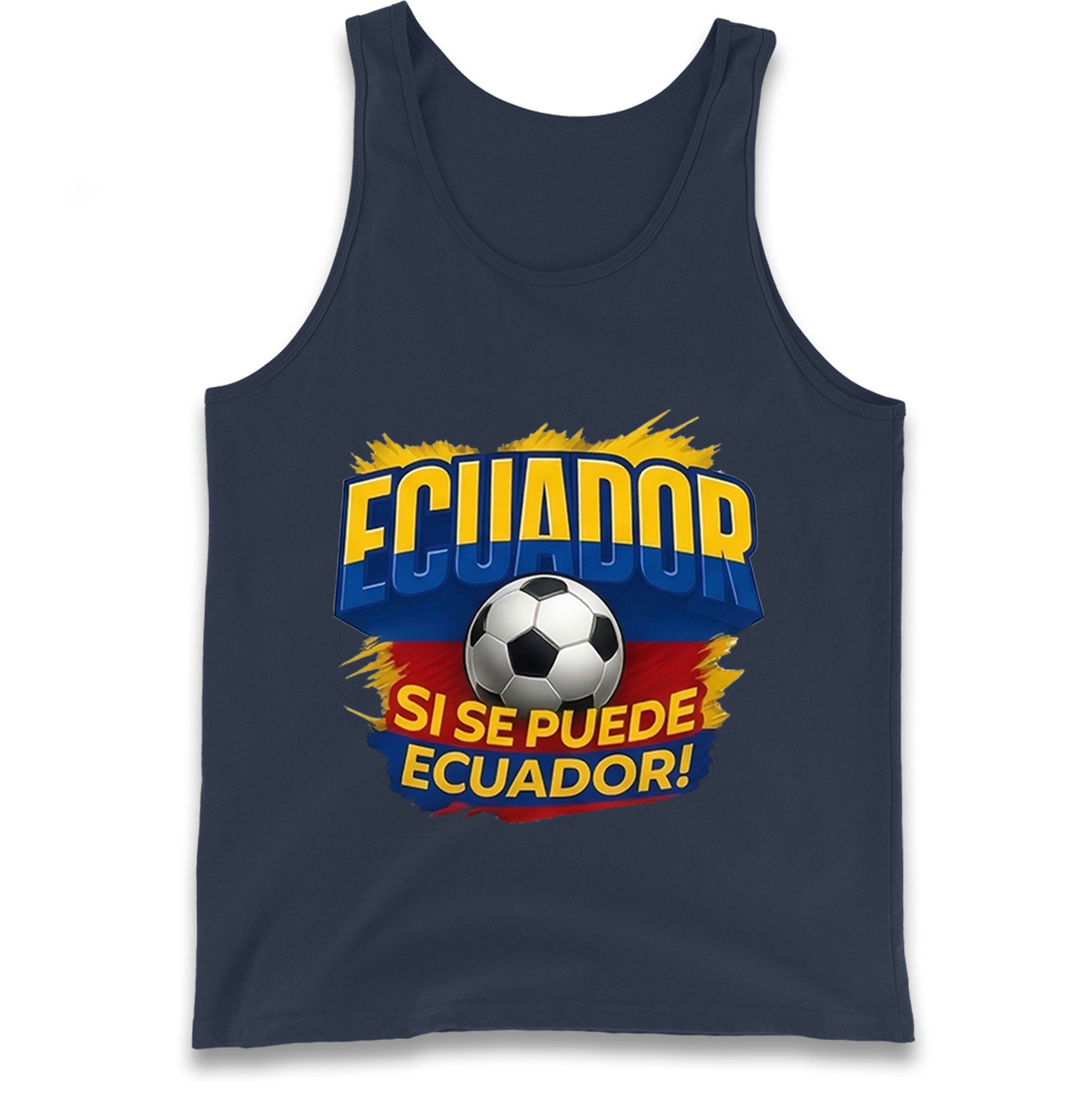 Ecuador Retro World Cup Tank Top