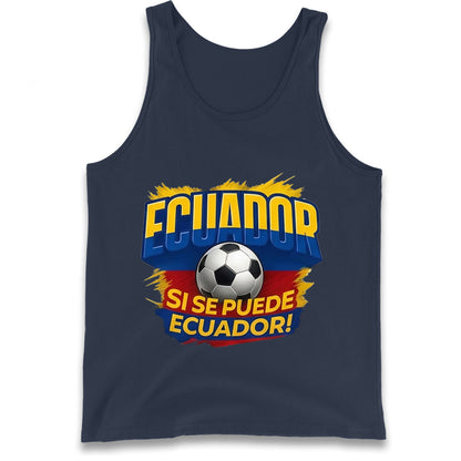 Ecuador Retro World Cup Tank Top