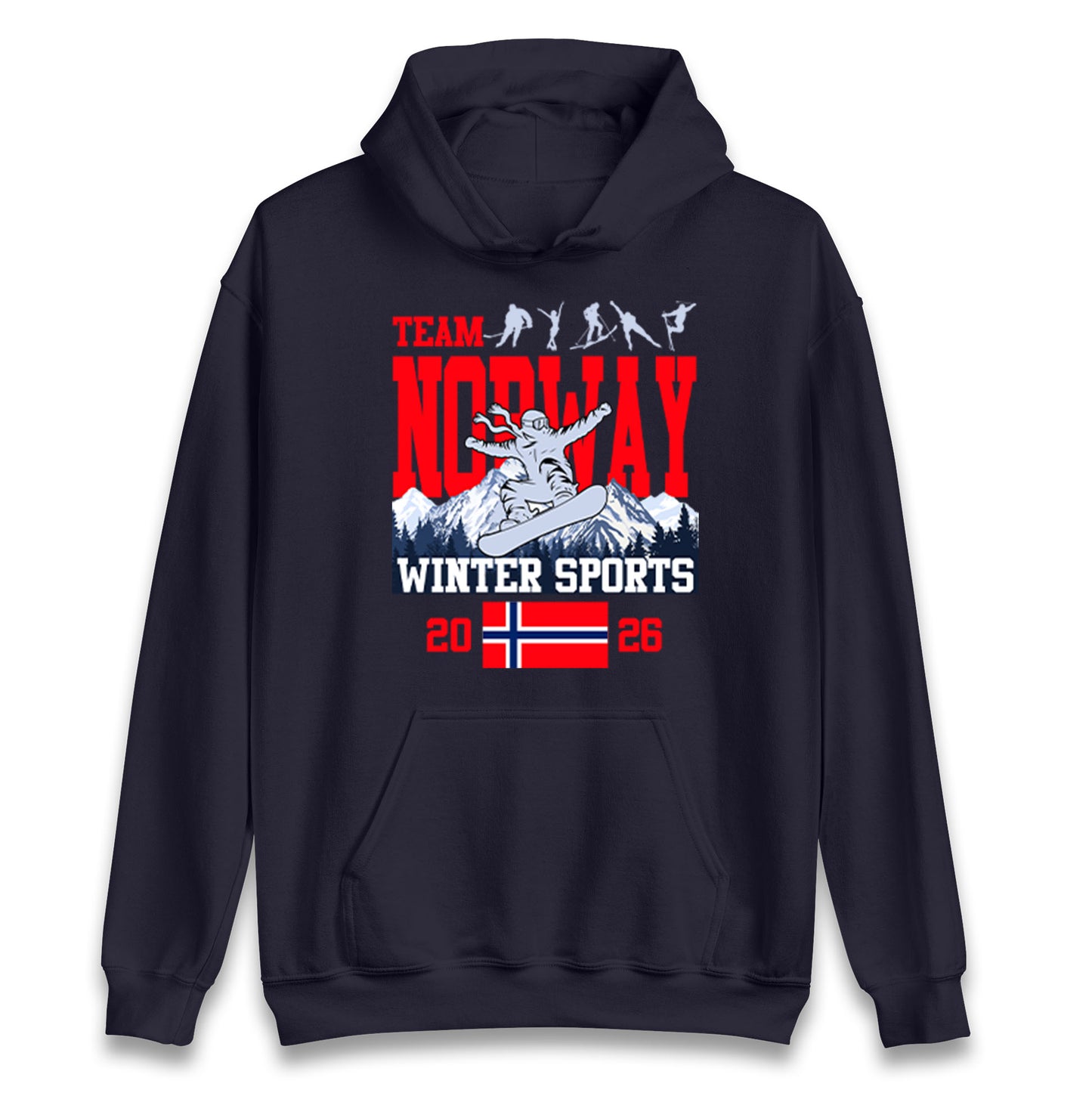 Norwegian Winter Sports Hoodie