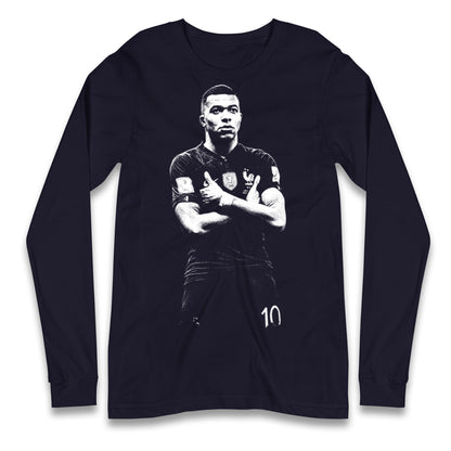  France Footballer Longsleeve T Shirt