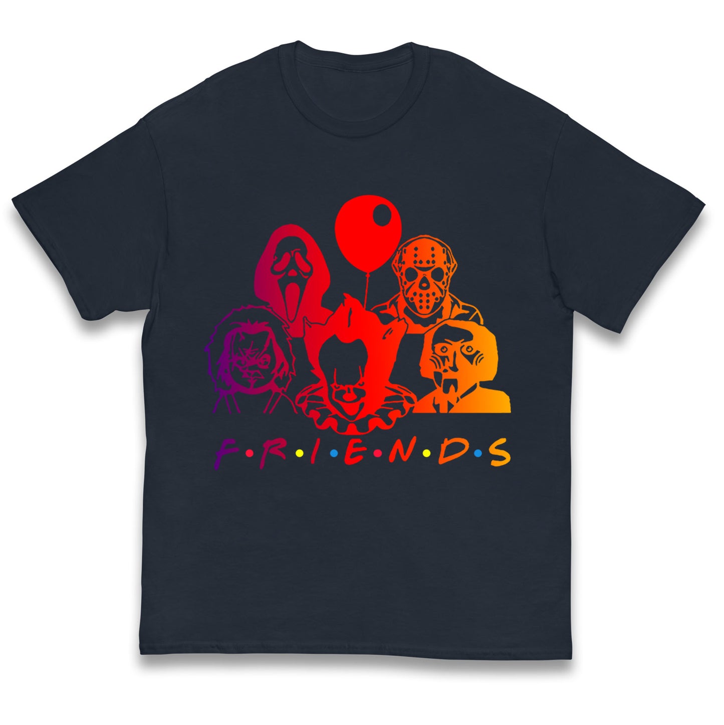 Super Villains Friends Halloween Kids T Shirt