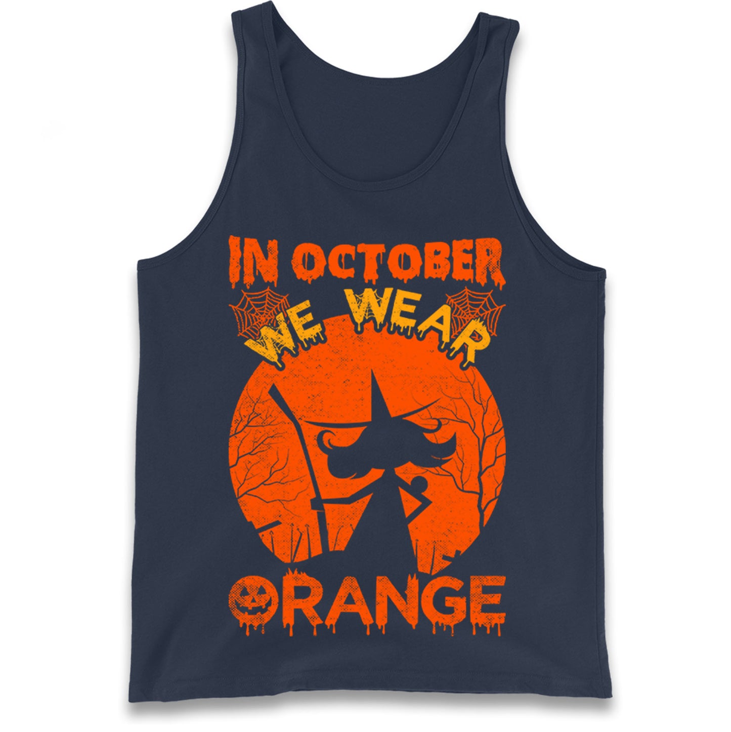 In October We Wear Orange Tank Top
