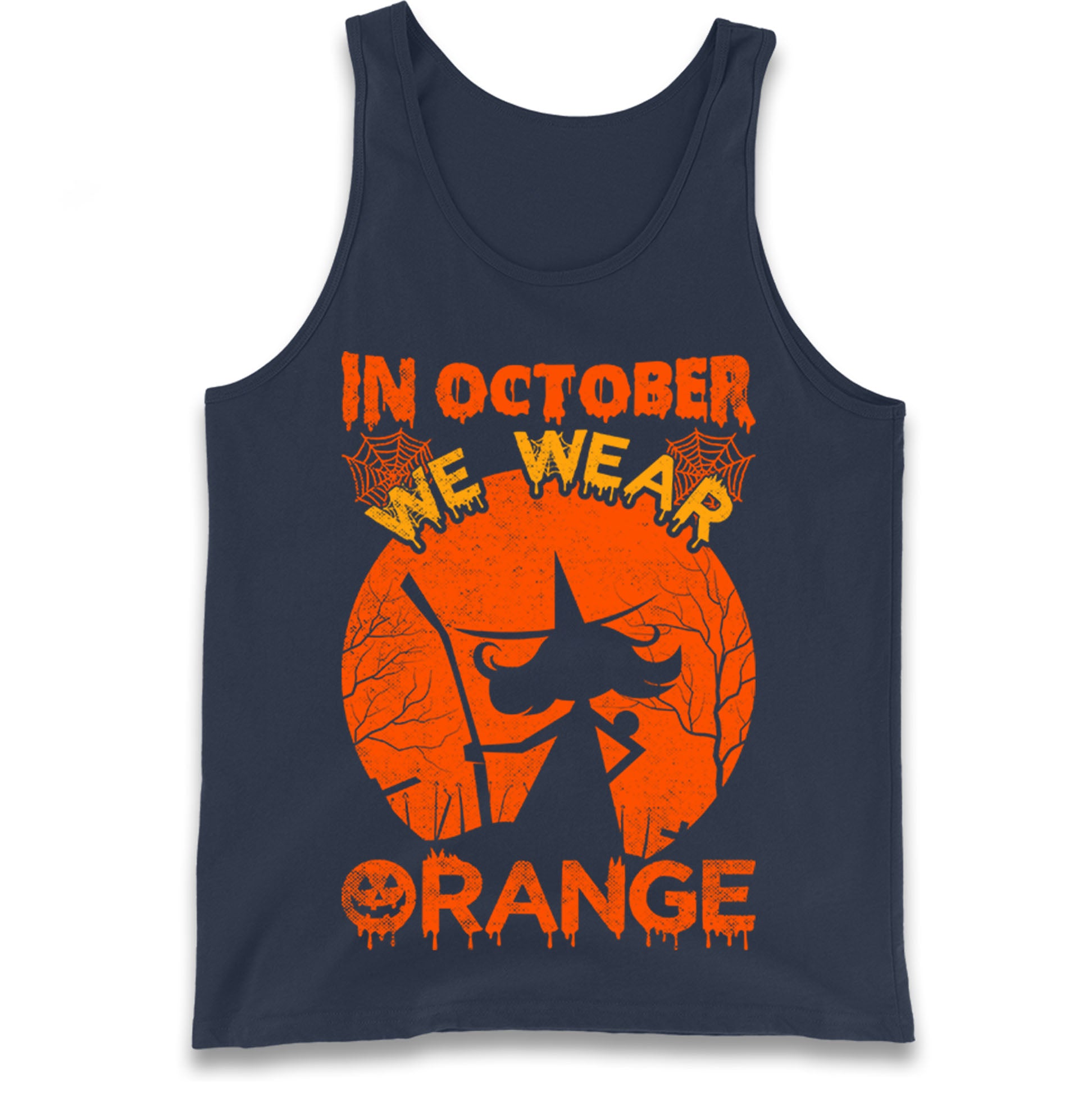 In October We Wear Orange Tank Top
