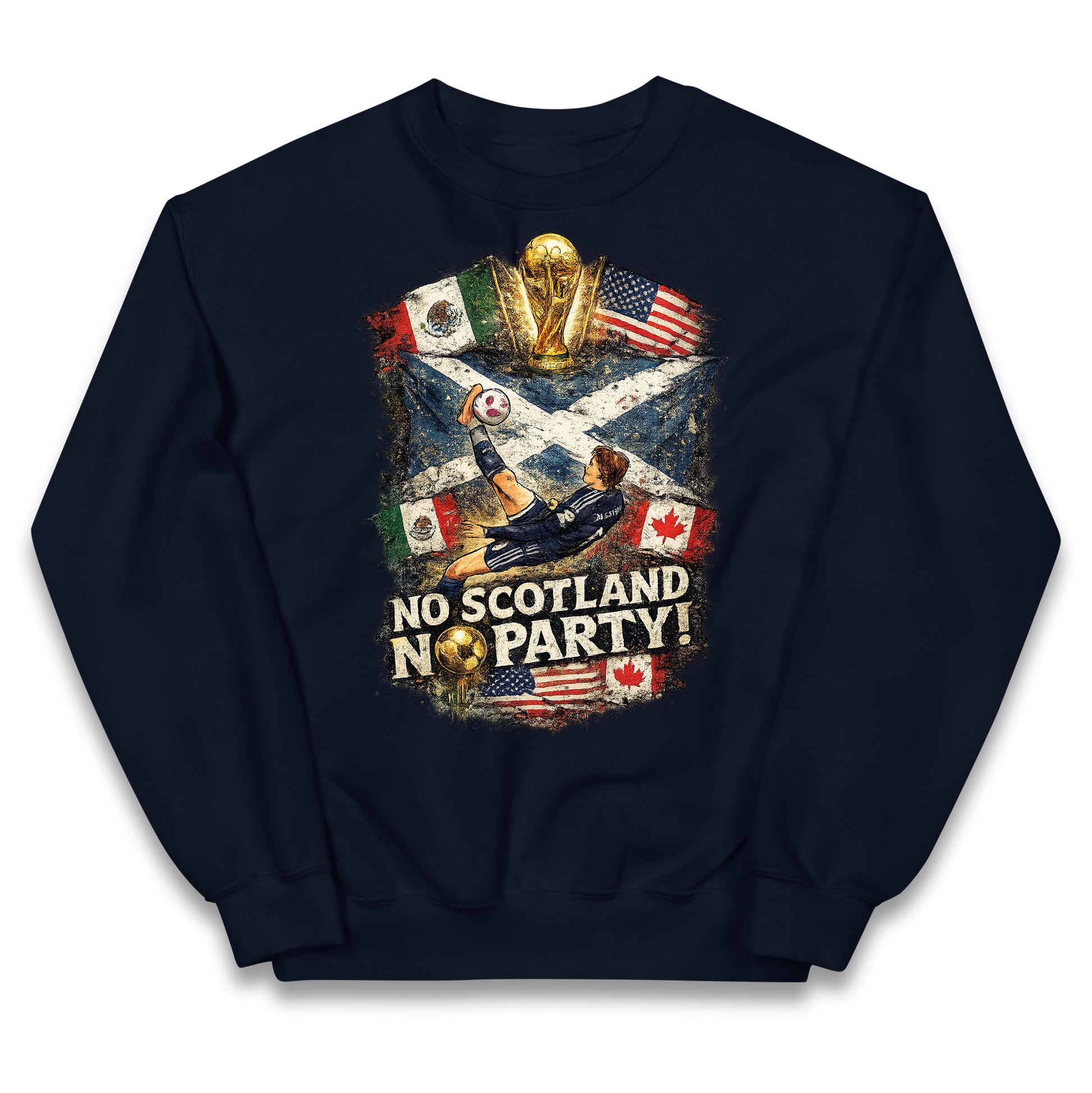 No Scotland No Party World Cup 2026 Kids Jumper