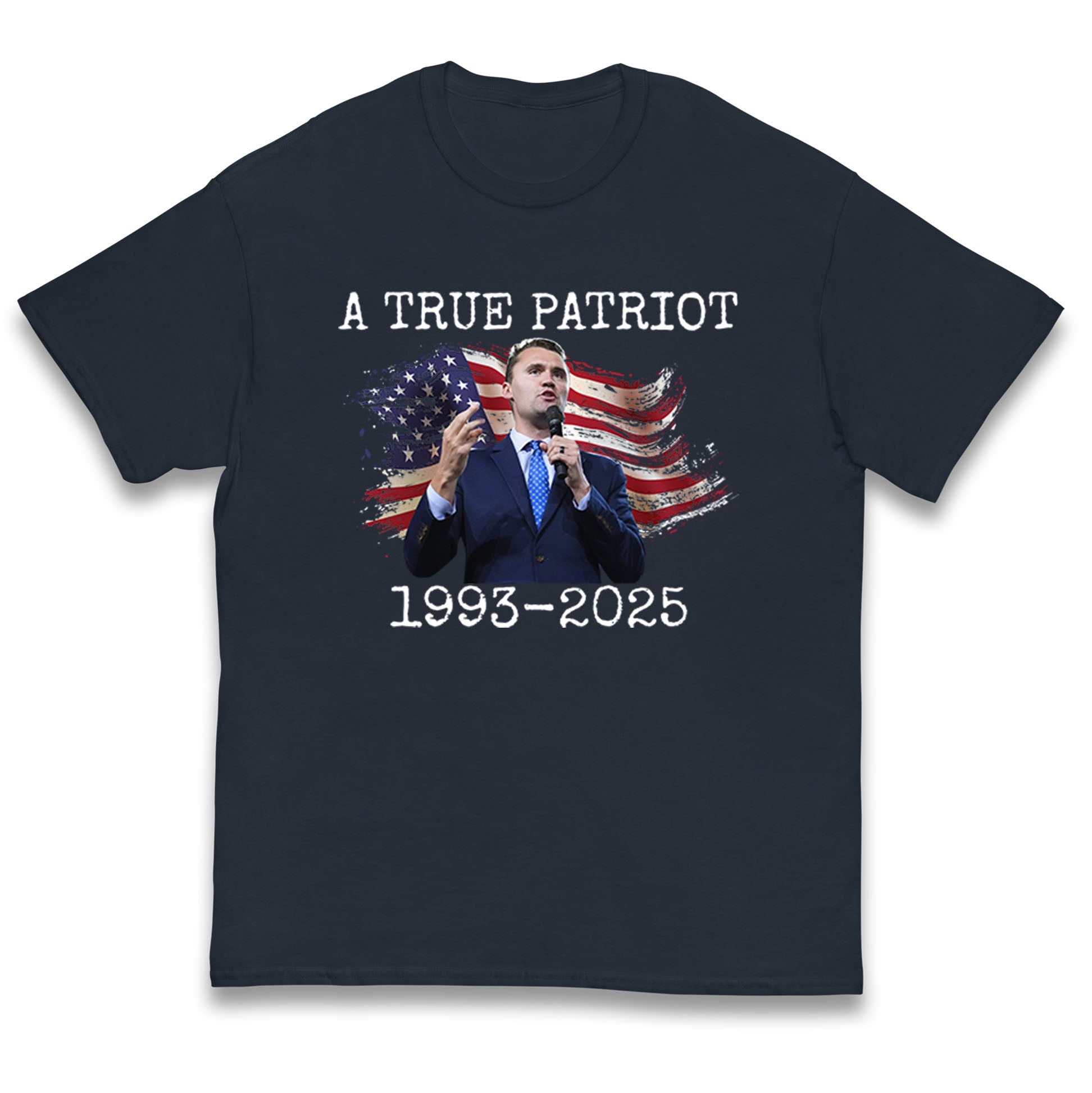 Charlie Kirk Tribute Kids T Shirt