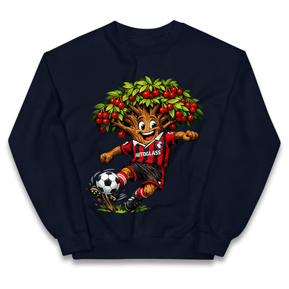 Retro AFC Bournemouth Football Kids Jumper