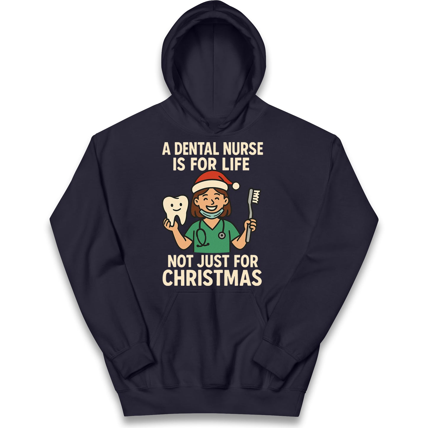 Dental Nurse Christmas Kids Hoodie