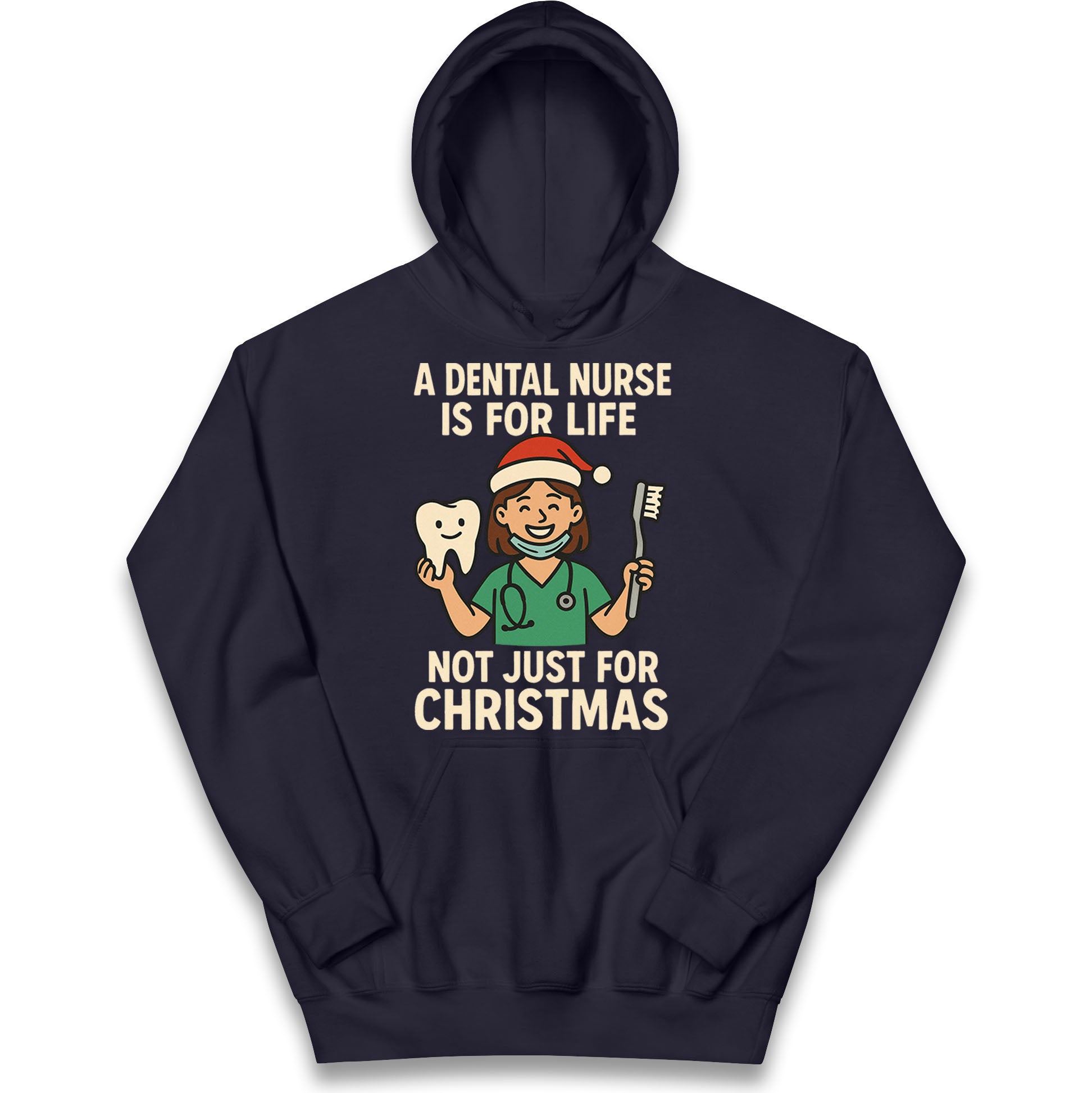 Dental Nurse Christmas Kids Hoodie