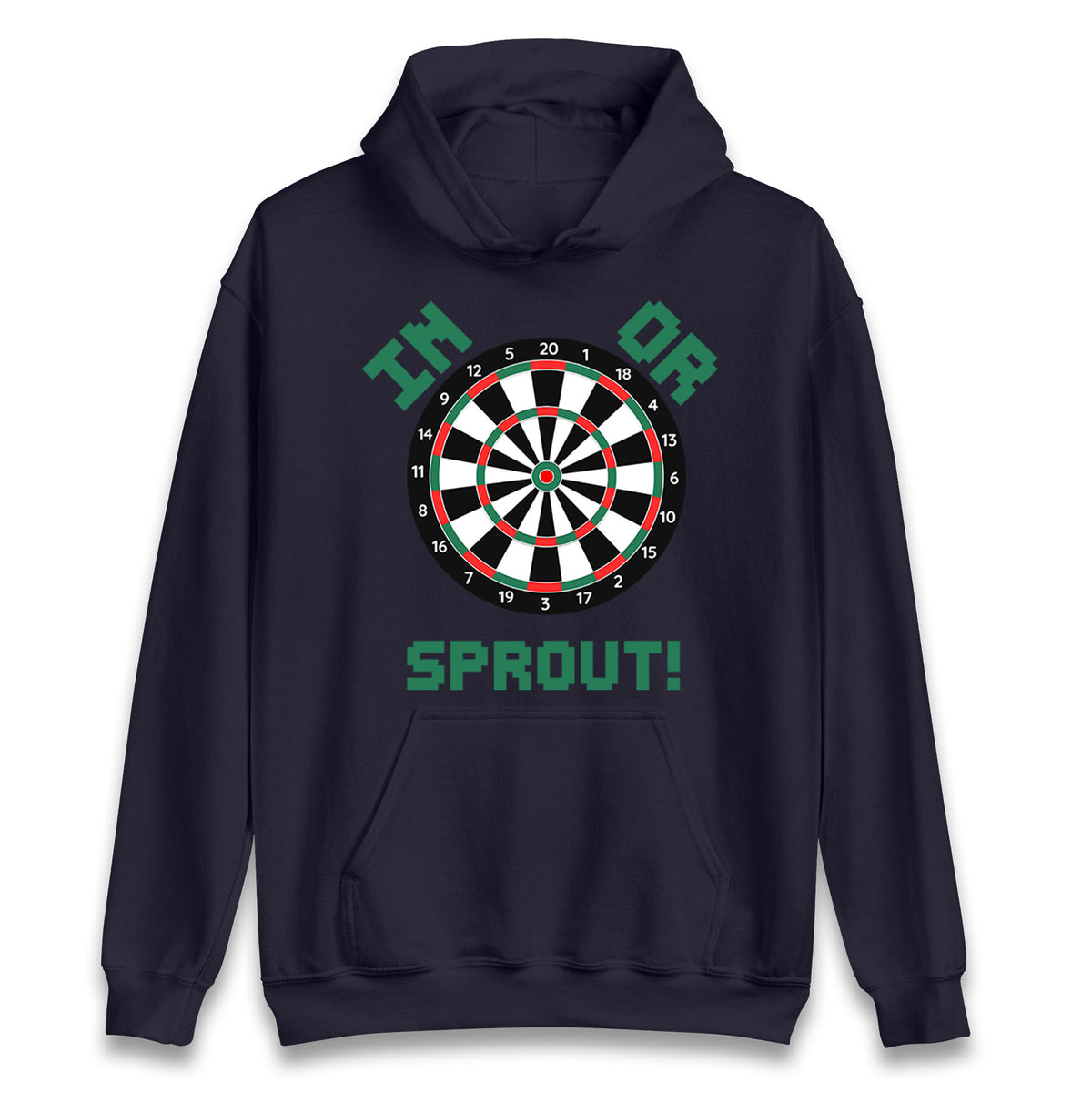 dartboard christmas hoodie