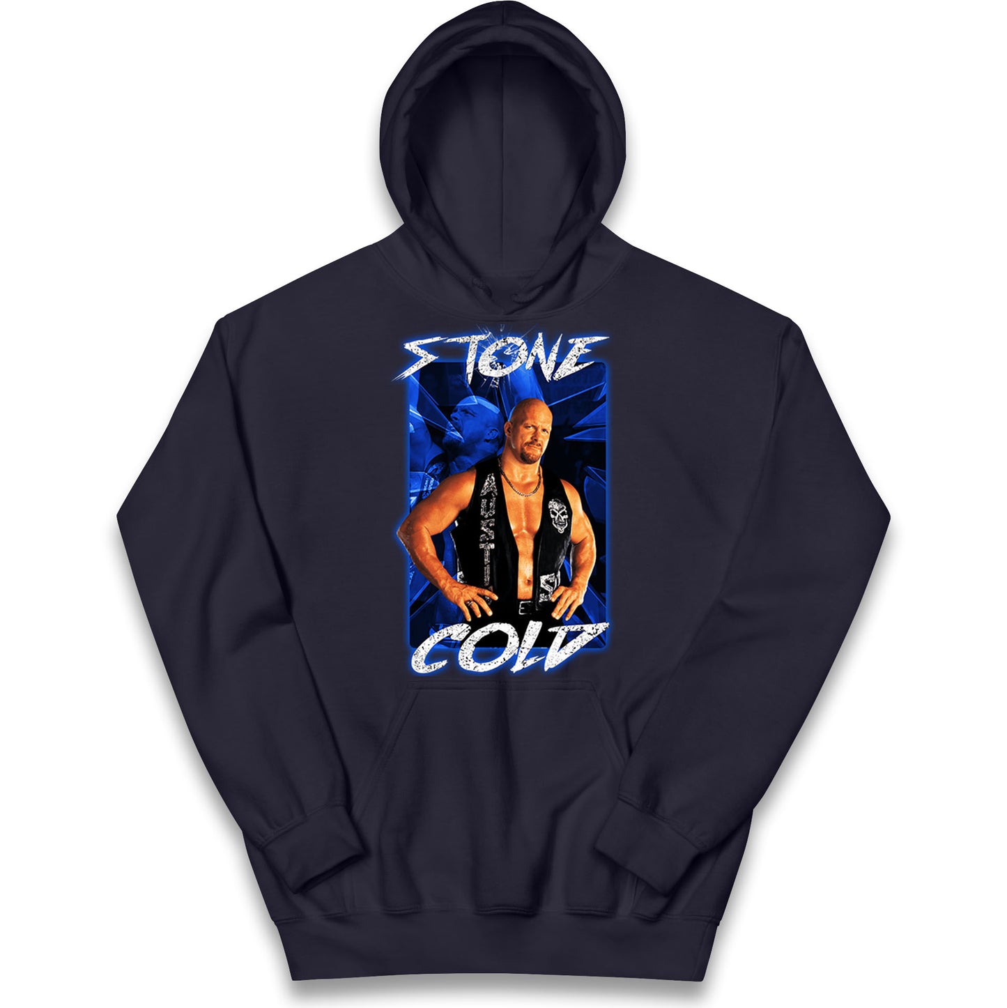 Stone Cold wwe Bootleg Kids Hoodie
