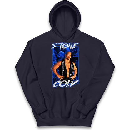 Stone Cold wwe Bootleg Kids Hoodie