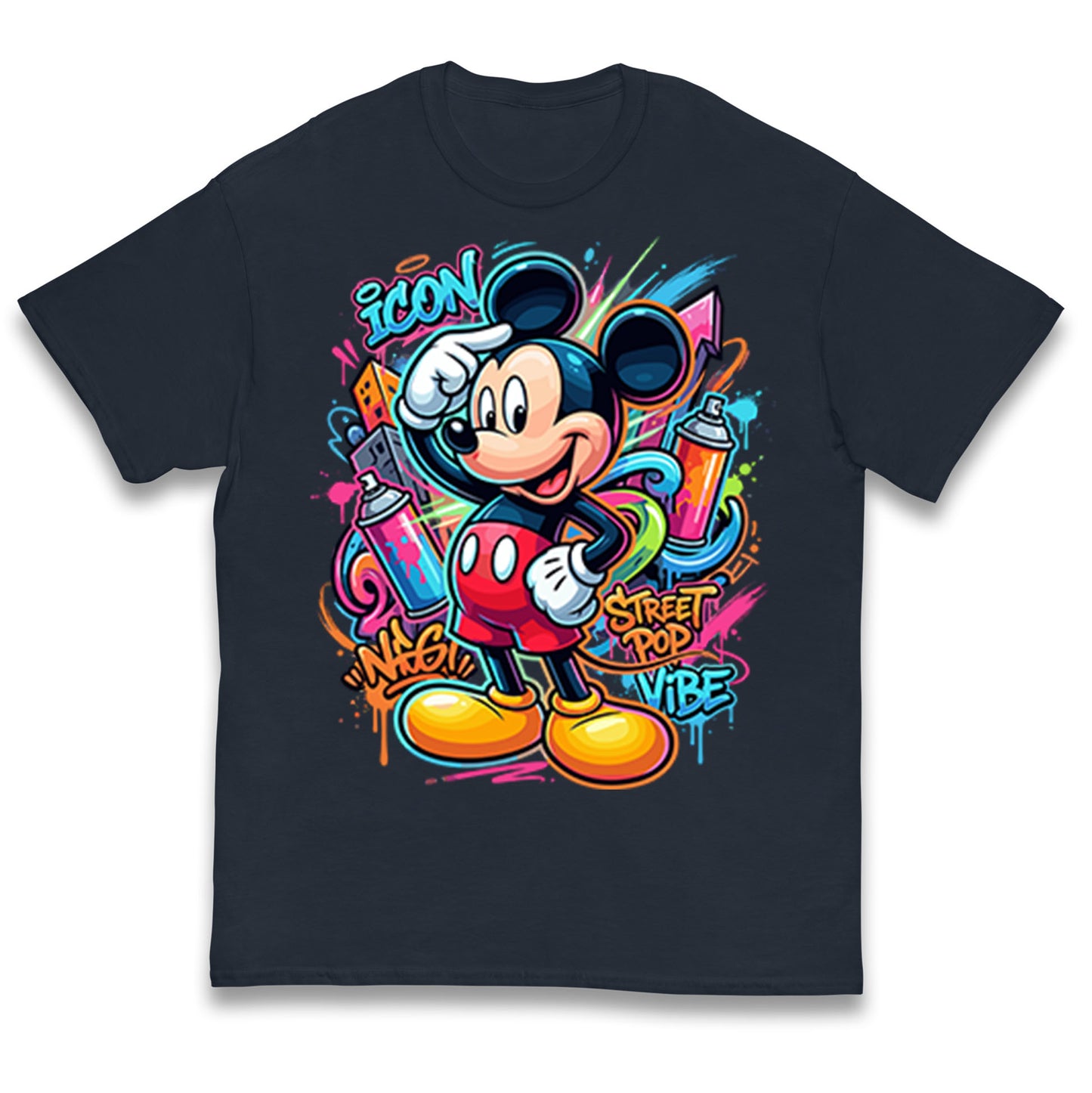 Graffiti Mickey Kids T Shirt