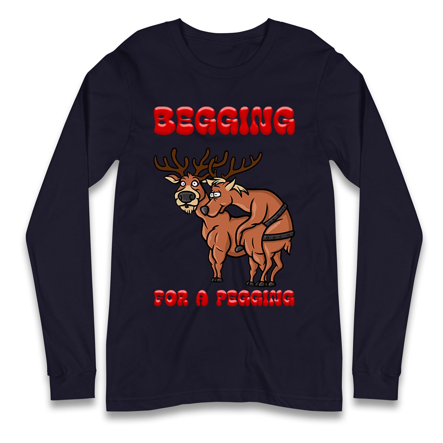 Deer Christmas Longsleeve T Shirt