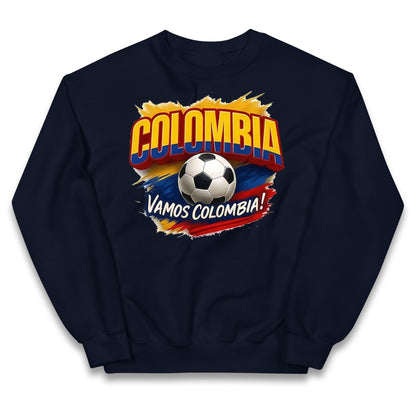 Colombia Retro World Cup Kids Jumper