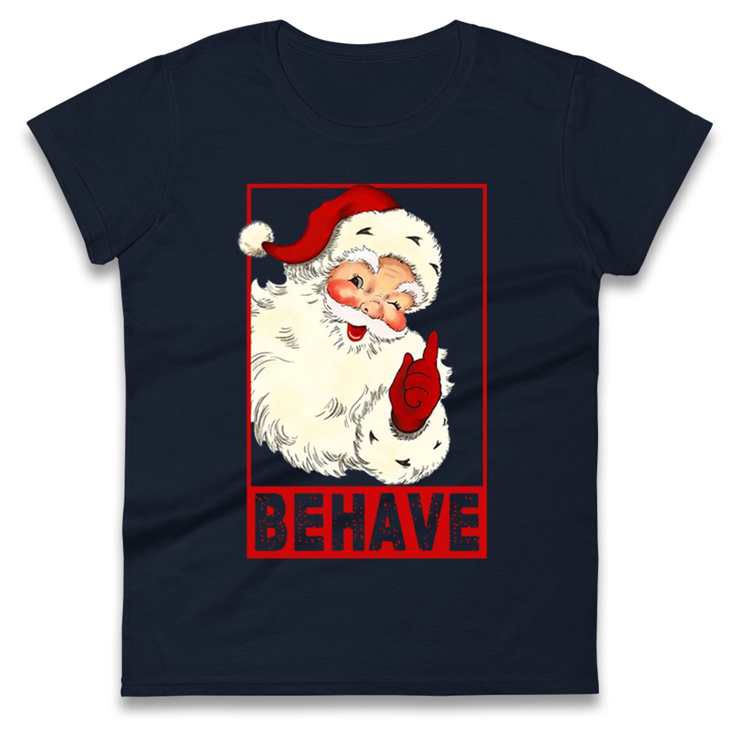 Father christmas Ladies T Shirt 
