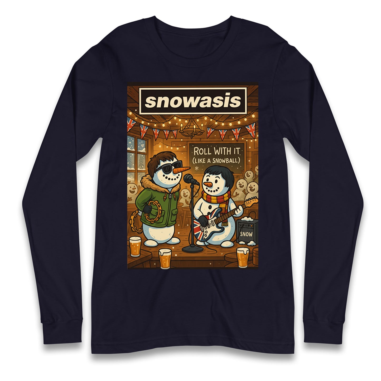 Snowasis Christmas Longsleeve T Shirt