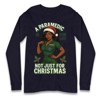Paramedic Xmas Longsleeve T Shirt