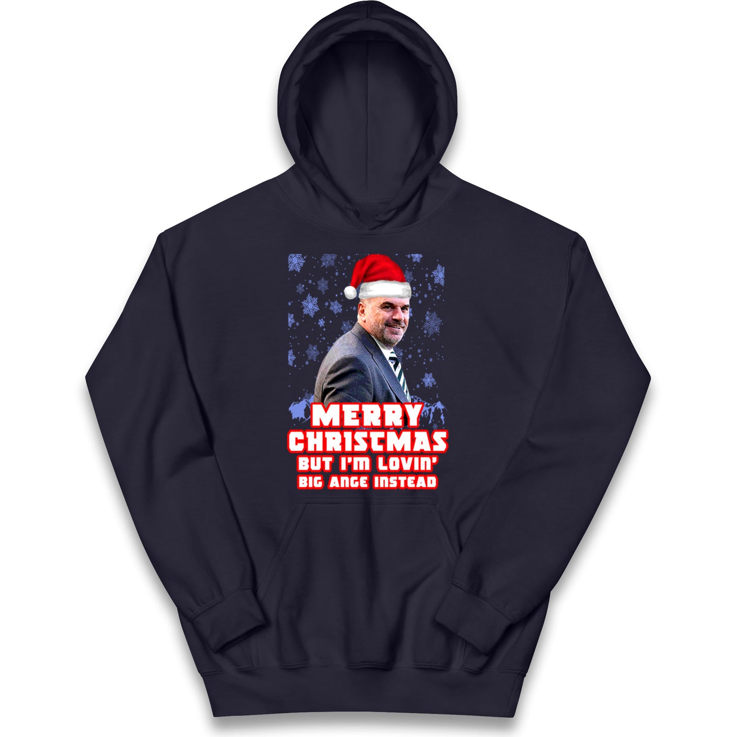 Merry christmas Ange Postecoglou Kids Hoodie