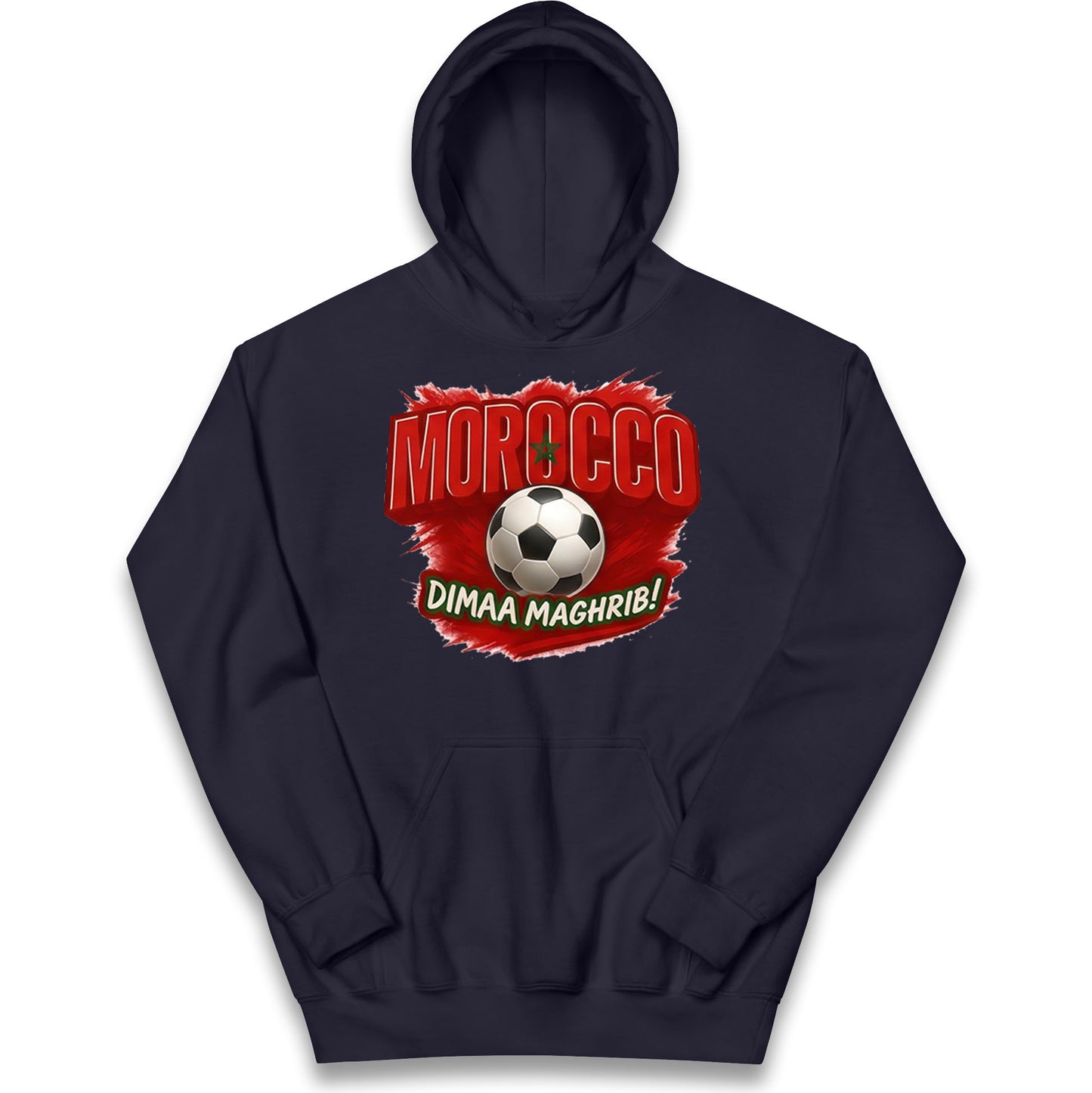 Morocco Retro World Cup Kids Hoodie 