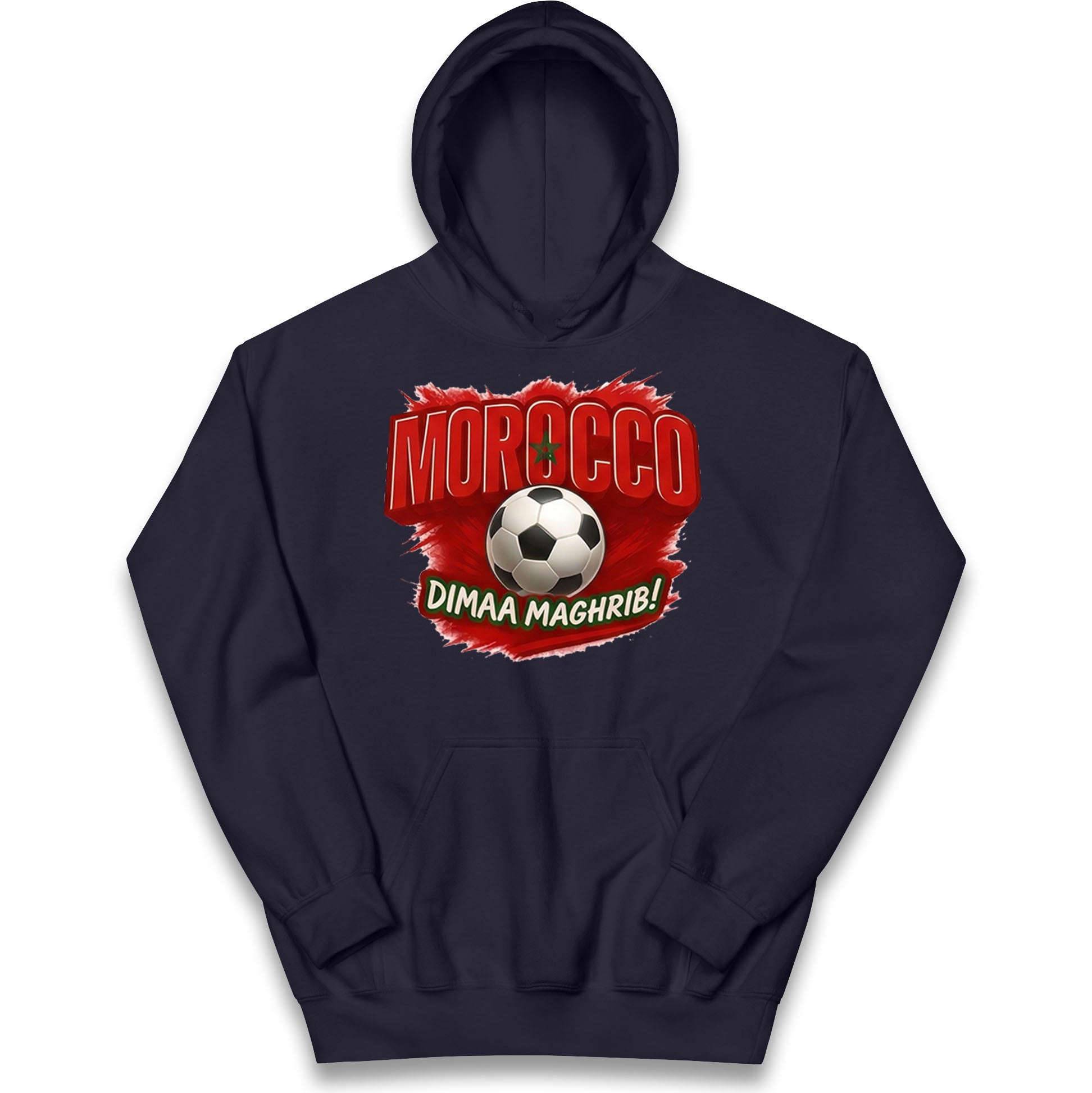Morocco Retro World Cup Kids Hoodie 