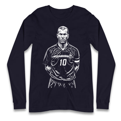 Zidane France 10 Longsleeve T Shirt