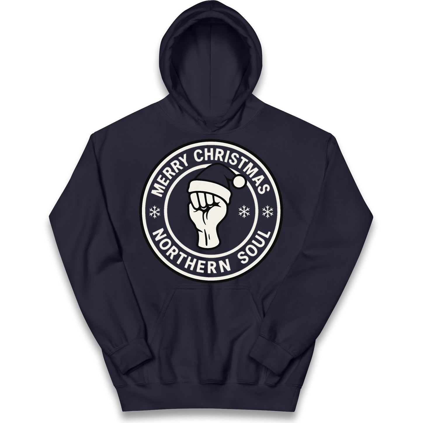 Merry Christmas Northern Soul Kids Hoodie