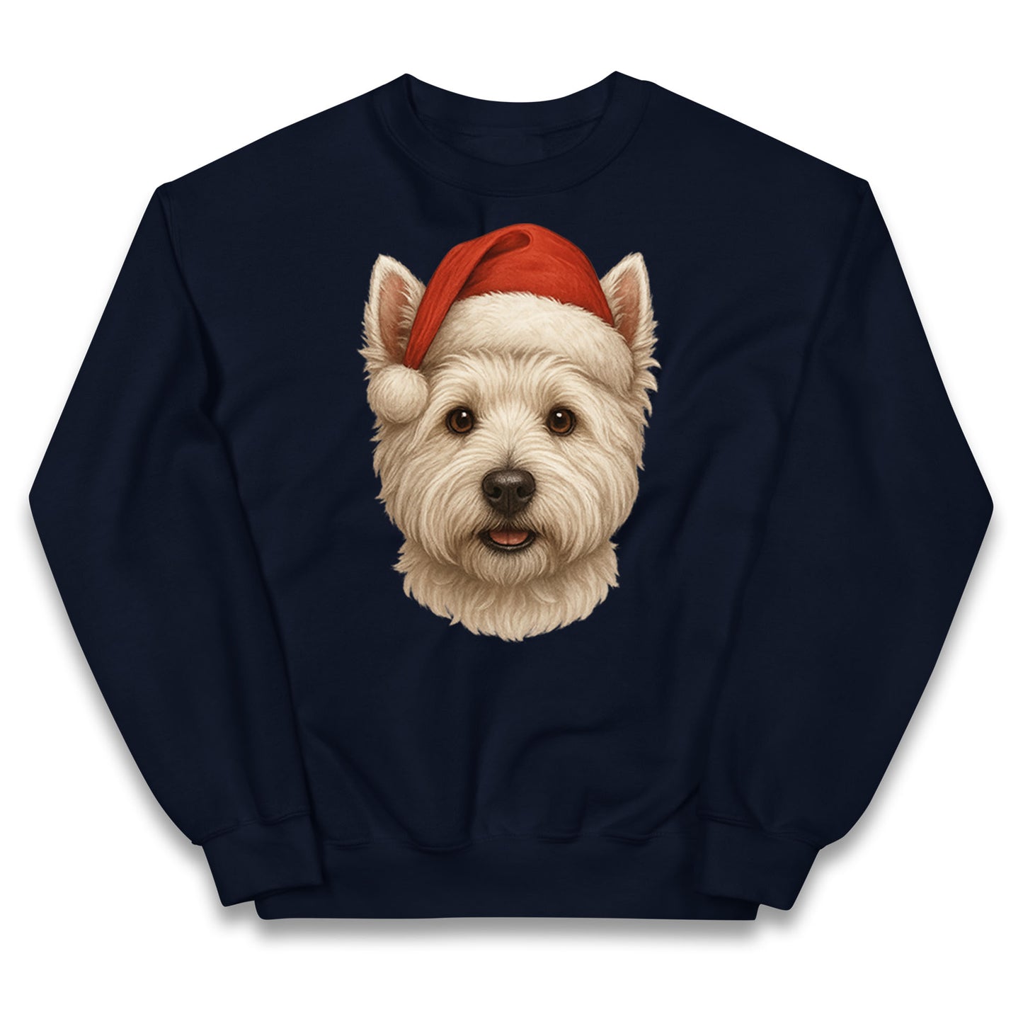West Highland White Terrier Christmas Kids Jumper