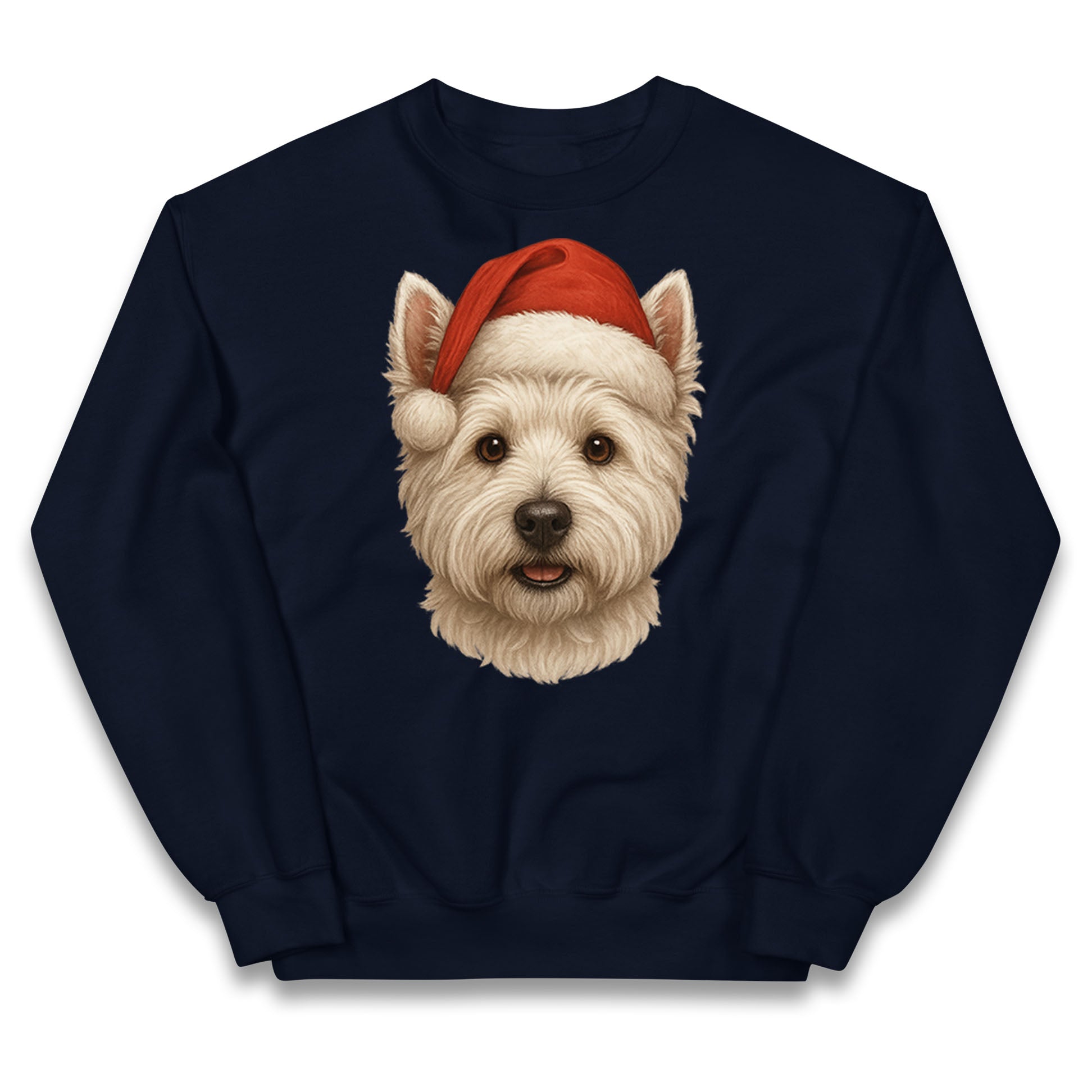 West Highland White Terrier Christmas Kids Jumper
