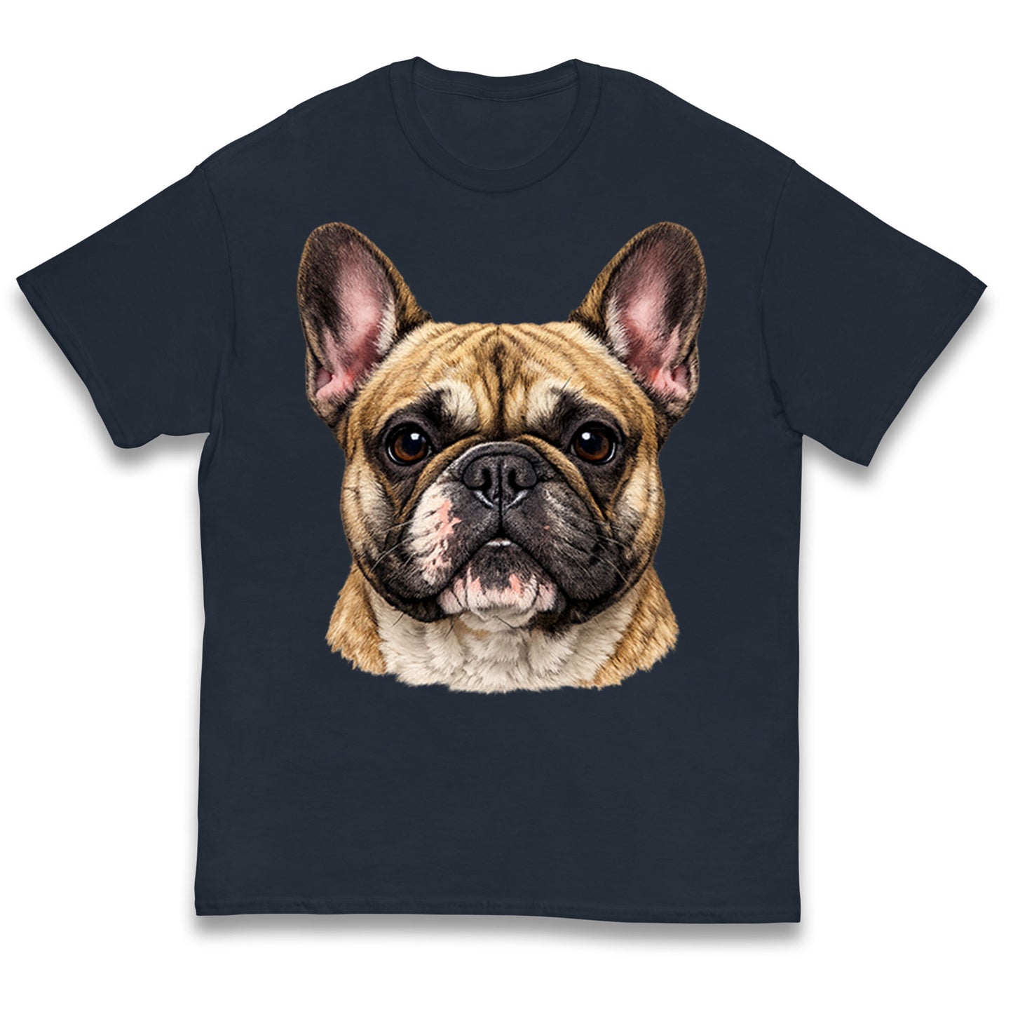 French Bulldog Face Kids T Shirt