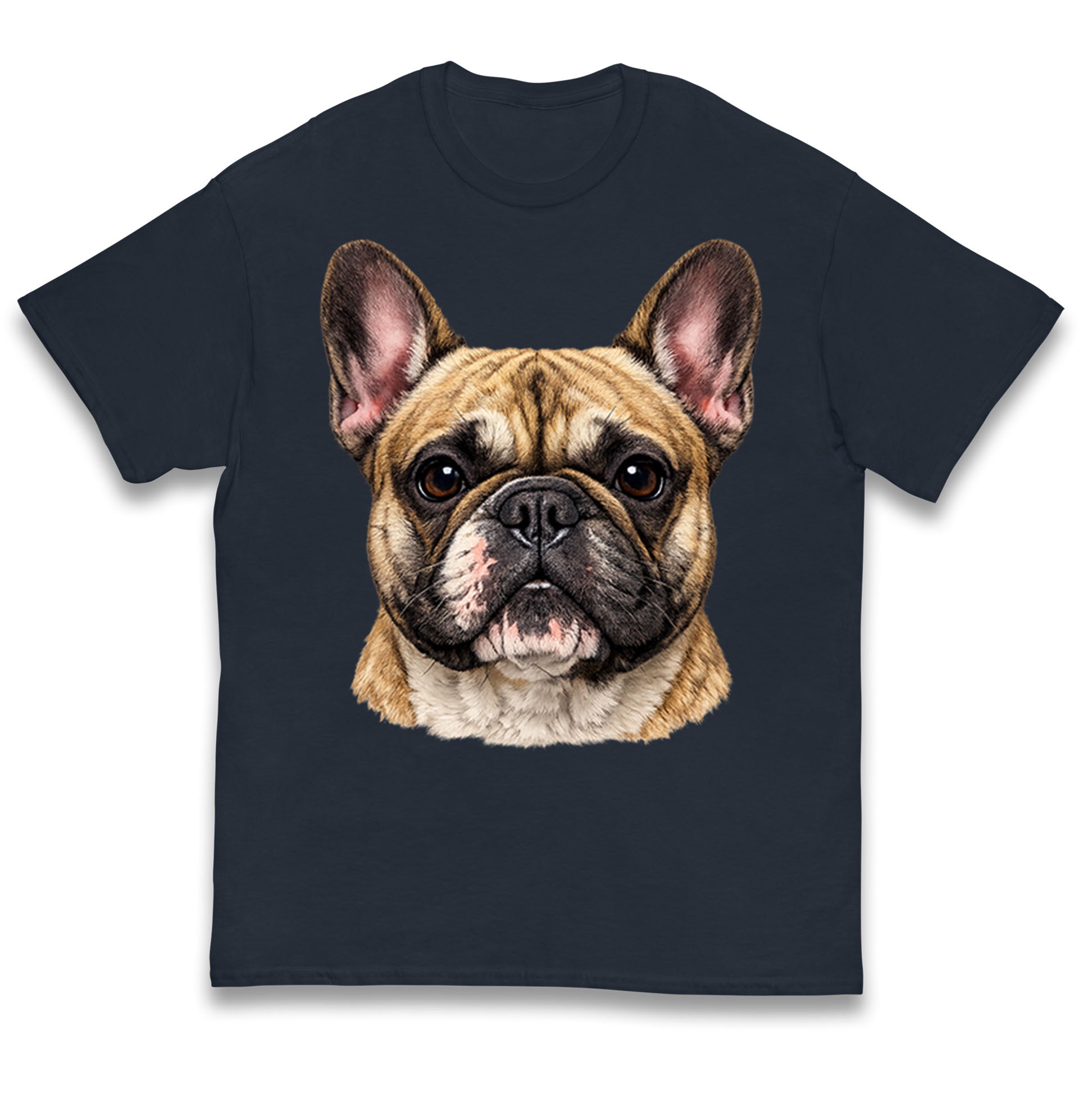 French Bulldog Face Kids T Shirt